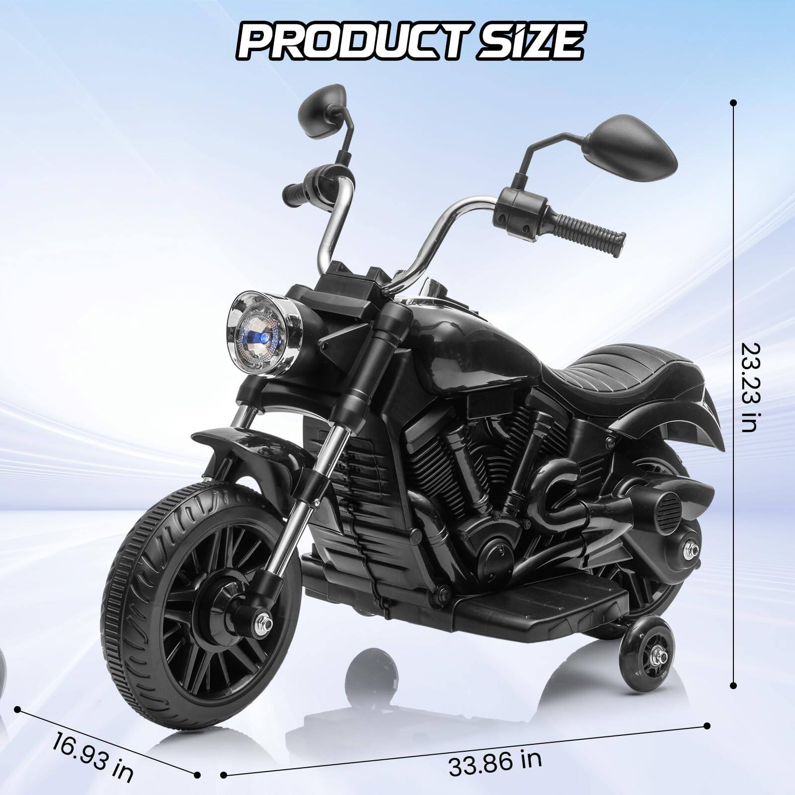 PRODUCT SIZE  
23.23 in  
16.93 in  
33.86 in