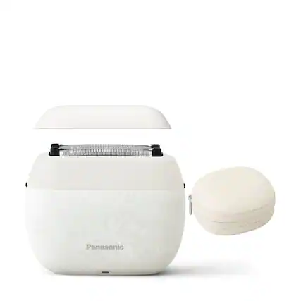 Front. Panasonic - ARC5 PALM-sized 5-Blade Electric Luxury Razor - White NAGORI.