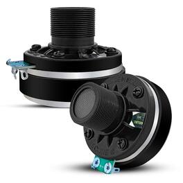 5 CORE - 5Core Compression Driver 200W Peak Audio Power Aluminum Tweeter Diaphragm 8 Ohm Horn Speaker - Black