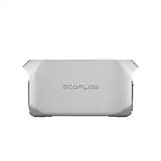 Front. EcoFlow - DELTA 3 Extra Battery - Silver.