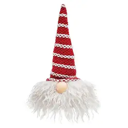 BreeBe - *Sm Santa Gnome w/LED Light Nose - Red, White