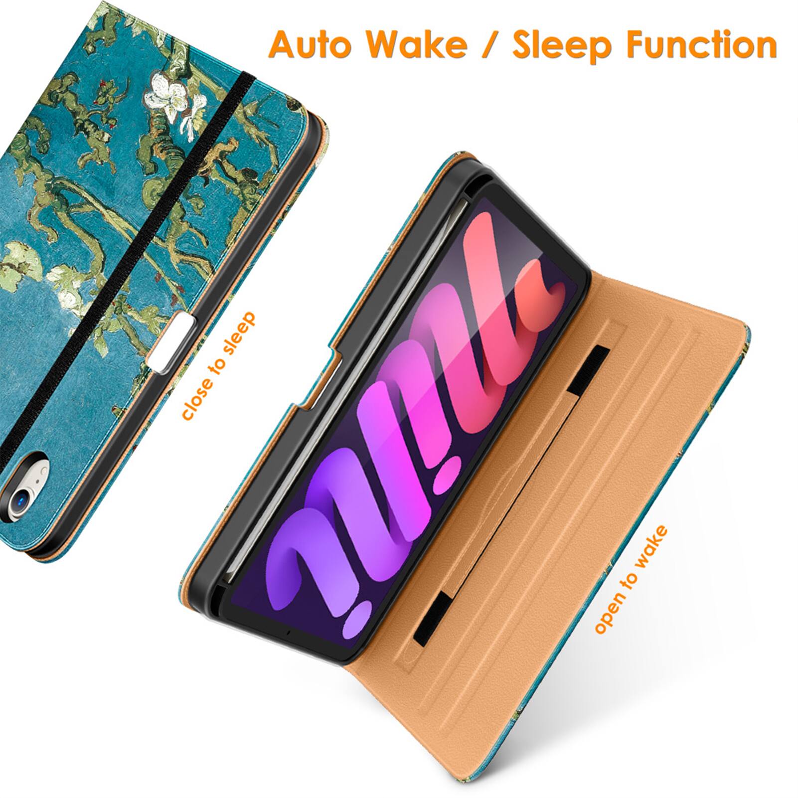 Auto Wake / Sleep Function

Close to sleep

Open to wake