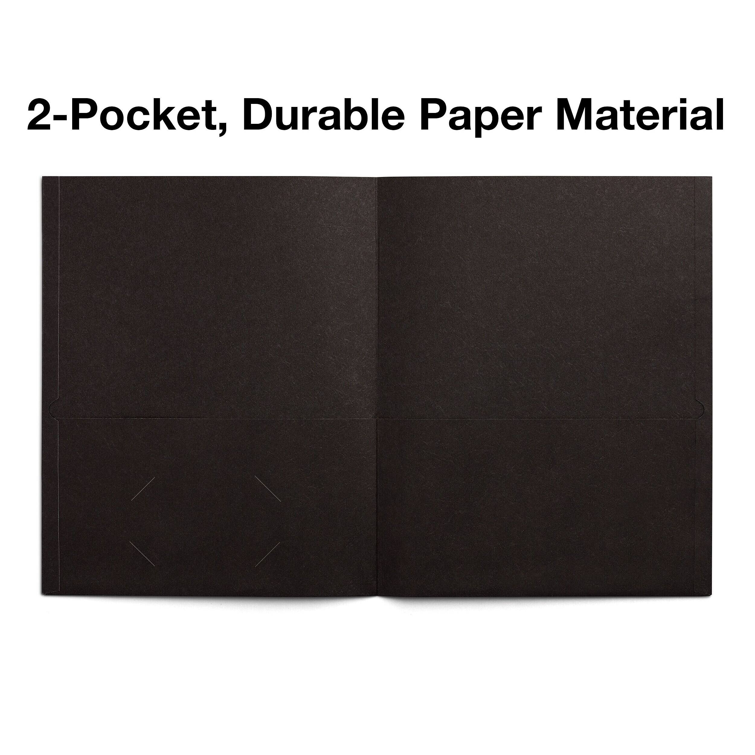 2-Pocket, Durable Paper Material