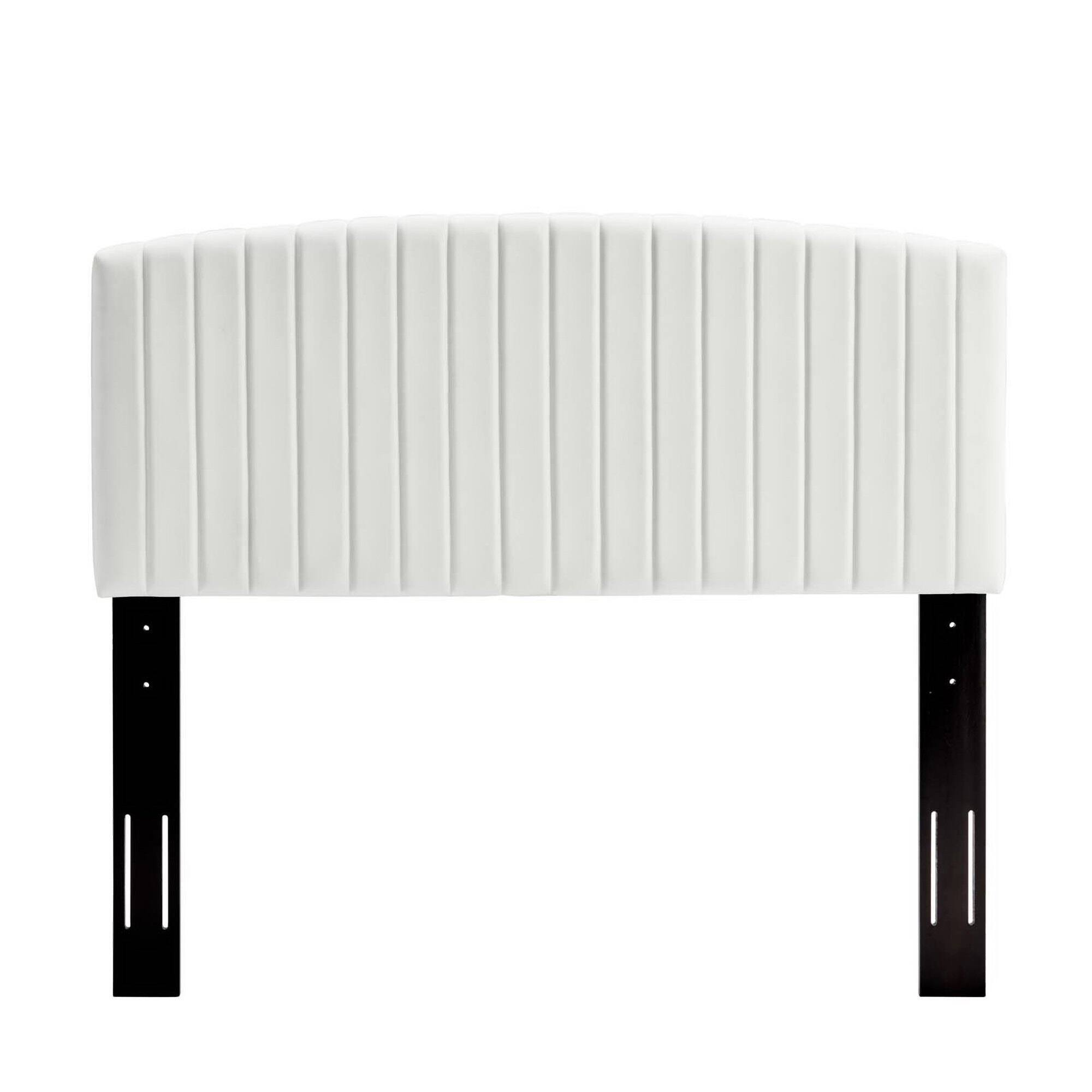 Alt View 1. Modway - Rebecca Performance Velvet Full / Queen Headboard by Modway - White.