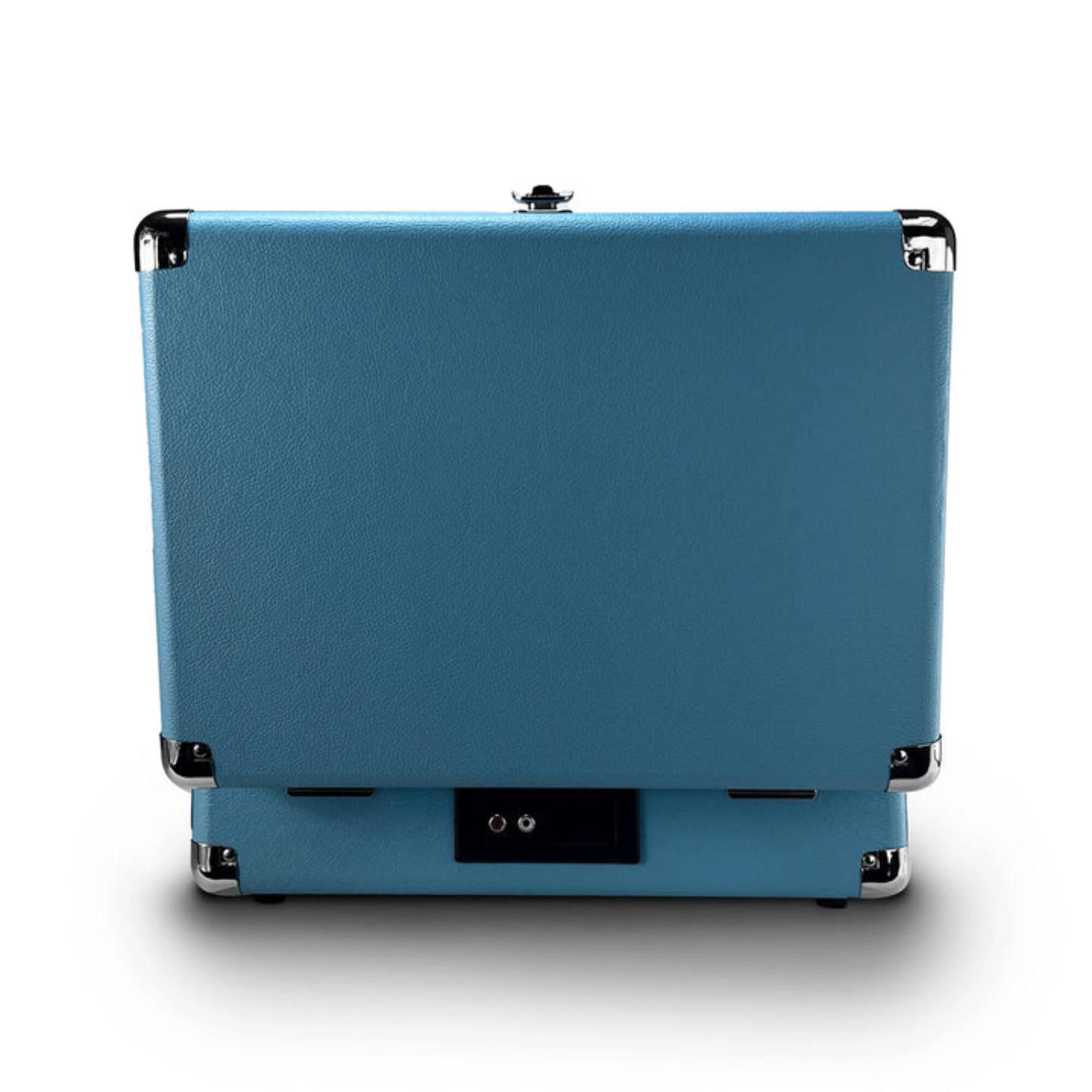 Back. Victor Audio - Metro Plus Portable Dual Bluetooth Suitcase Turntable - Turquoise.