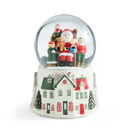 Front. Spode - Spode Christmas Village Snow Globe - Multicolored.