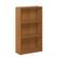 Front. Furinno - Basic 3-Tier Bookcase Storage Shelves - Light Cherry.