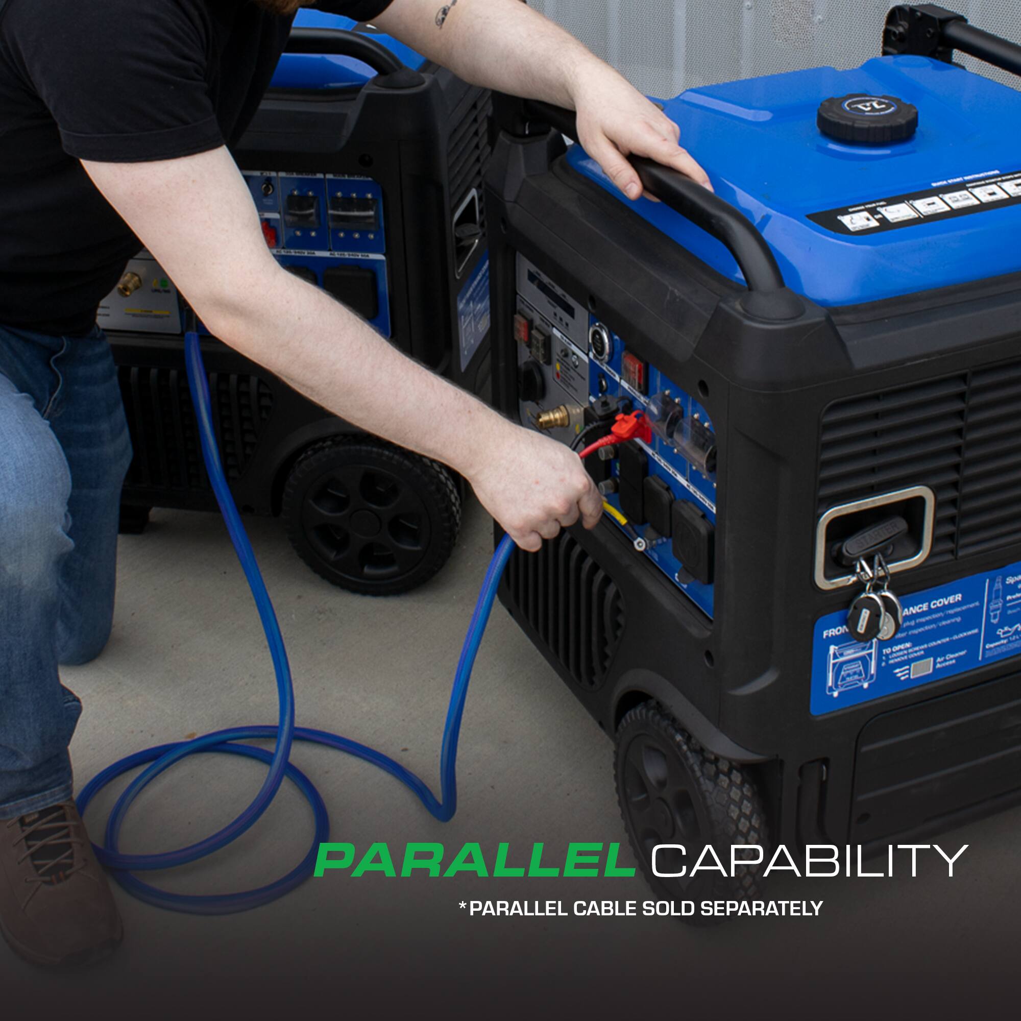 VC I STARTER FROA I 1 - COVER - ANCE - - - - - - e - - - - - - - XXX PARALLEL CAPABILITY *PARALLEL CABLE SOLD SEPARATELY