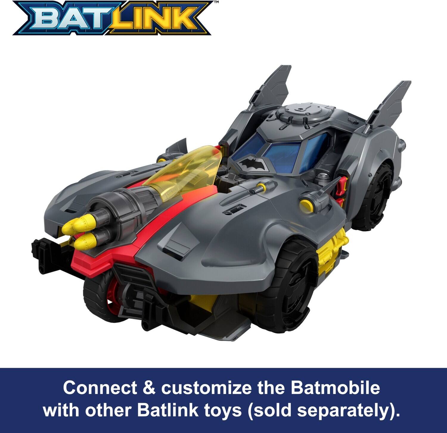 BATLINK

Connect & customize the Batmobile with other Batlink toys (sold separately).