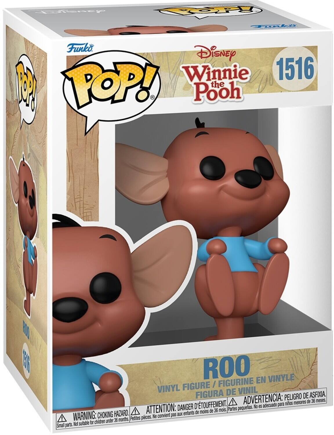 Disney Winnie 1516 M POP! the K Pooh B00 B1 ROO EN VINYLE FIGURE / FIGURINE VINYL DE VINIL FIGURA ADVERTENCIA: PELIGRO DE ASFIXIA. menores de 36 meses. D'TOUFFEMENT. adecuado para nios DANGER pequeas. No es HAZARD. ATTENTION: aux enfants de moins de 36 mois Partes WARNING: CHOKING Petites pieces. Ne convient pas for children under 36 months Smal parts. Not suitable