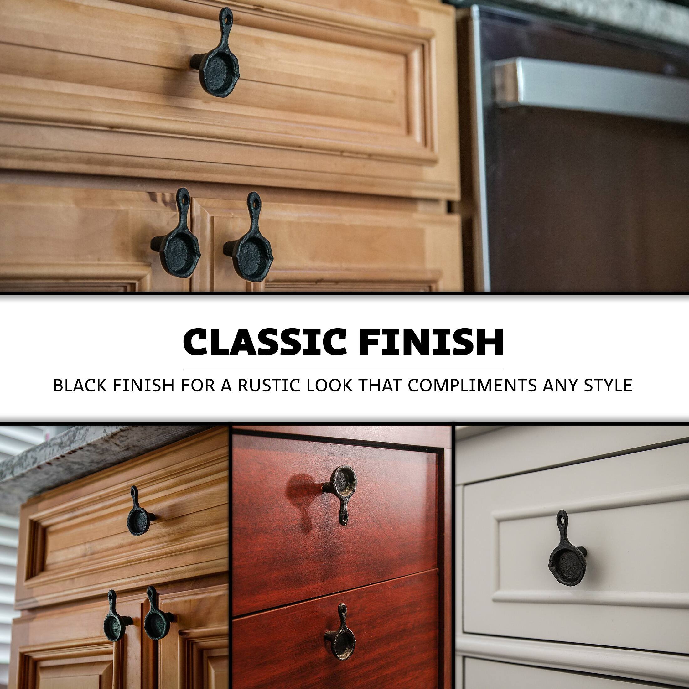 CLASSIC FINISH  
BLACK FINISH FOR A RUSTIC LOOK THAT COMPLIMENTS ANY STYLE
