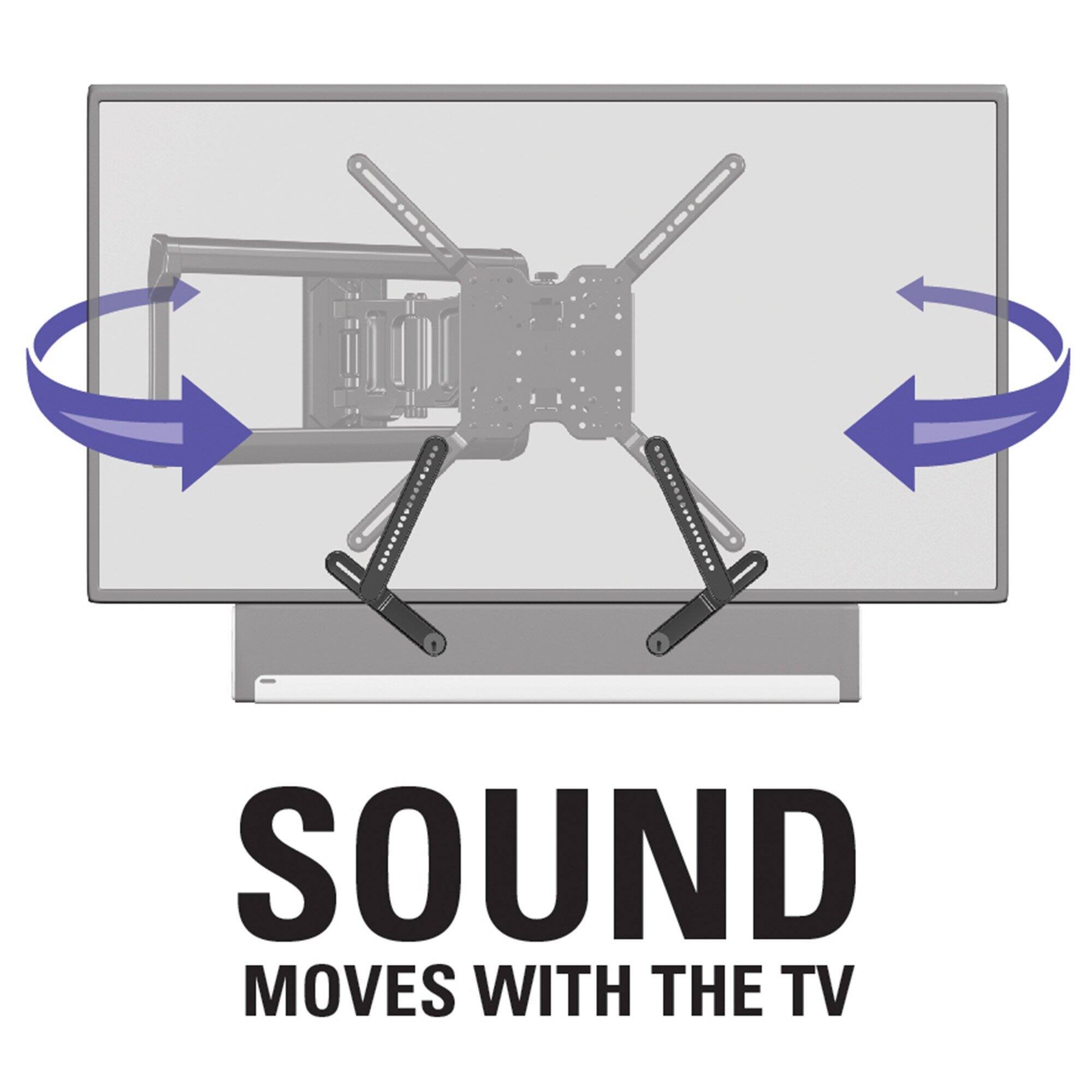 SOUND  
MOVES WITH THE TV