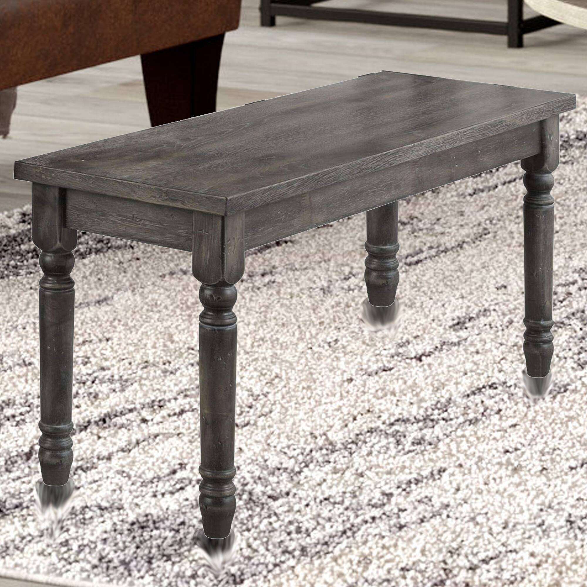 Alt View 5. Manhattan Lane - Weathered Lookinhg Dining Table - Gray.