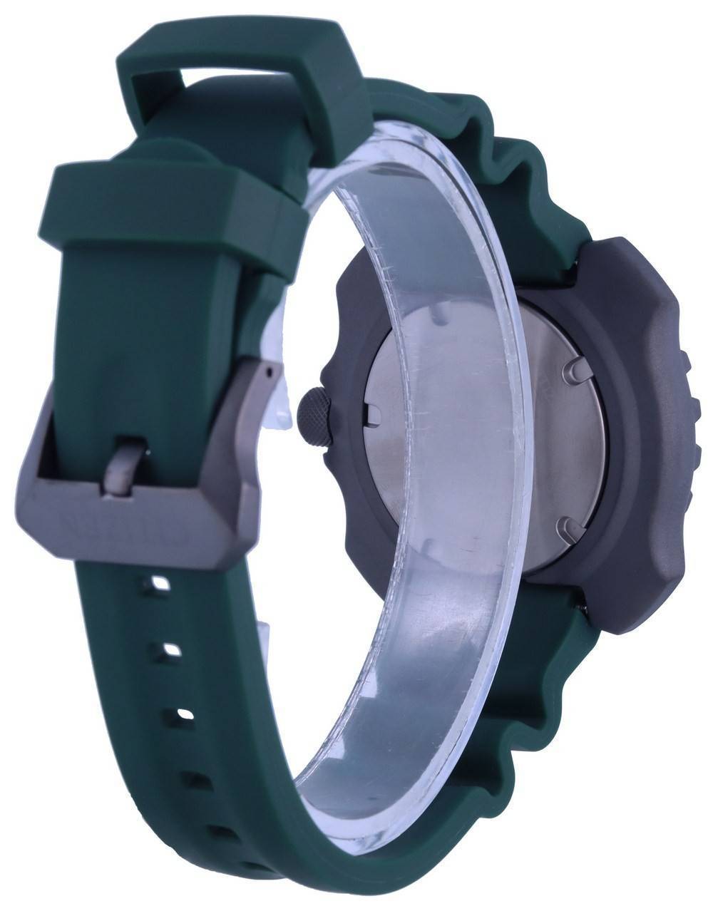 Back. Citizen - Promaster Polyurethane Strap Eco-Drive BN0228-06W 200M Men's Watch - Green.
