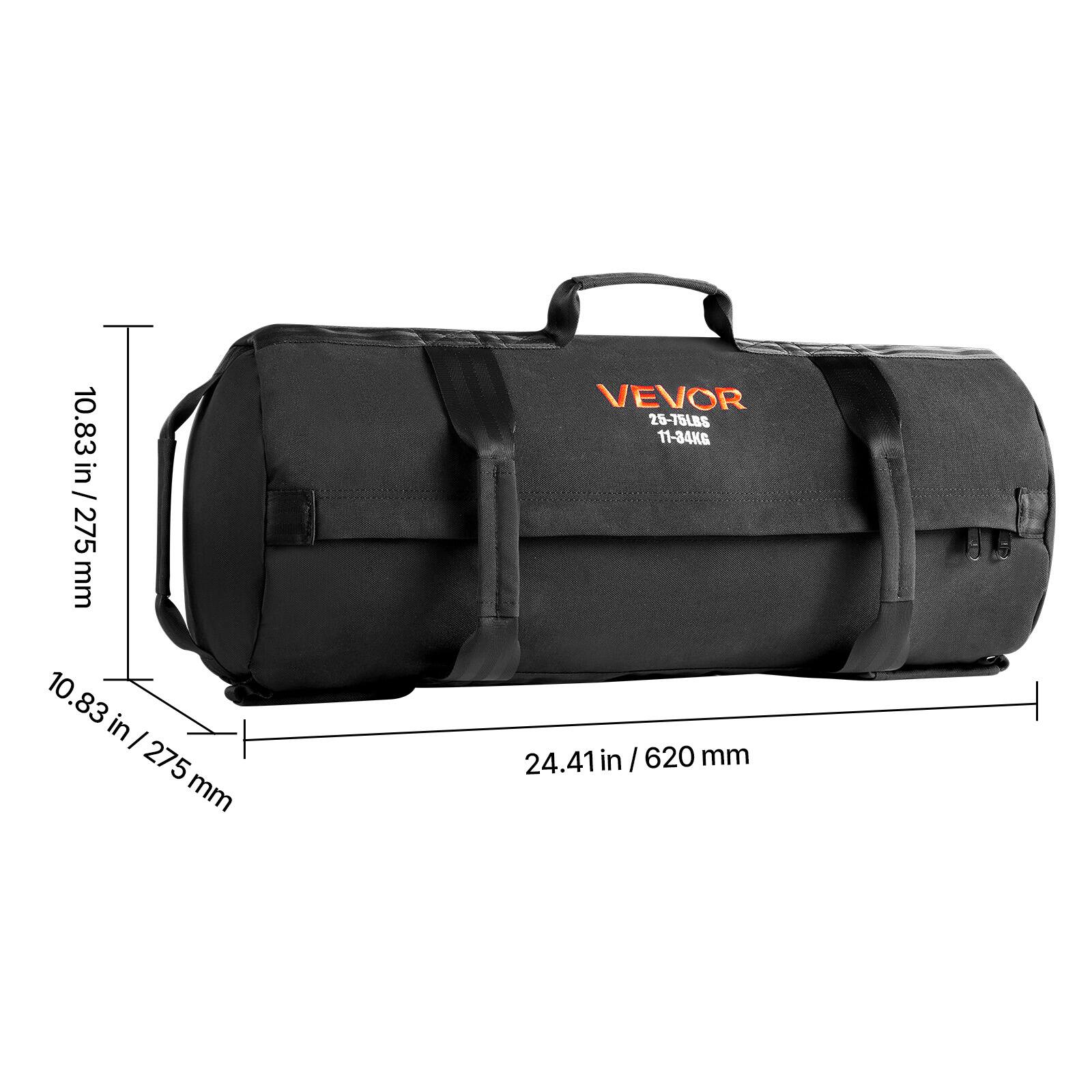 10.83 in / 275 mm, 24.41 in / 620 mm, VEVOR 25-75LBS 11-34KG