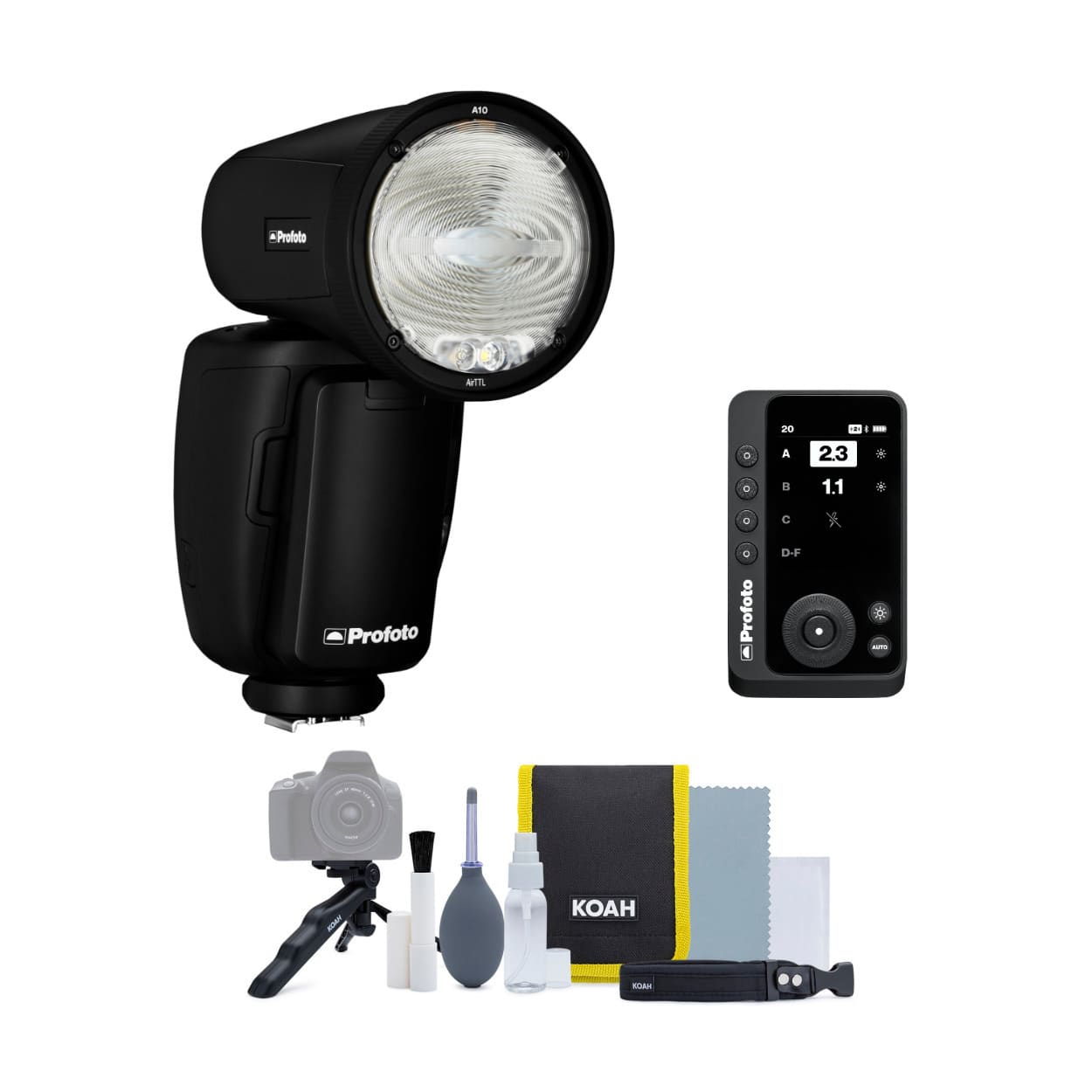 Profoto - A10 On-Camera Flash Light for Canon with Connect Pro for Canon Bundle