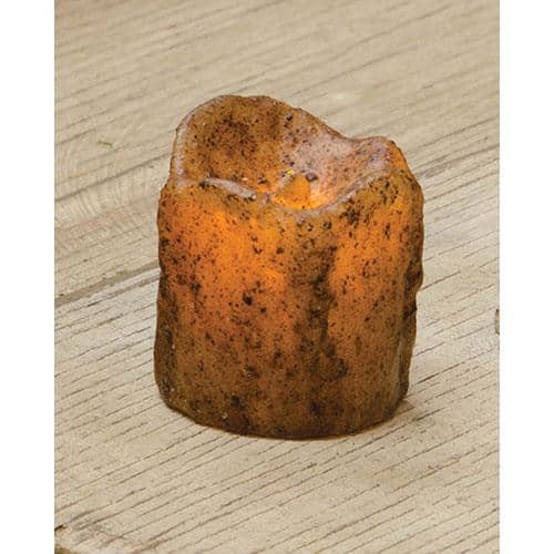 BreeBe - Mini Burnt Drip Timer Votive - Ivory