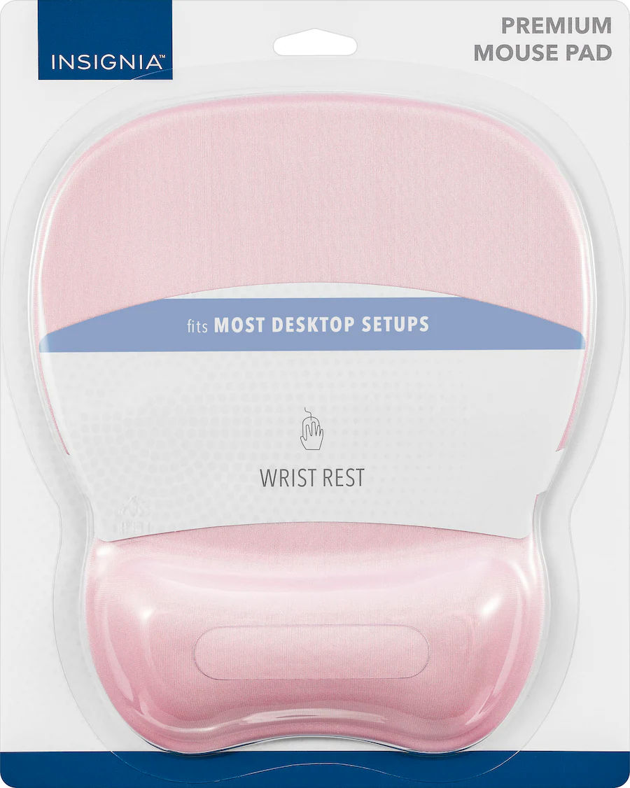 Insignia™ Premium Mouse Pad with Wrist Rest Pink NS-MFMP2PK - Best Buy