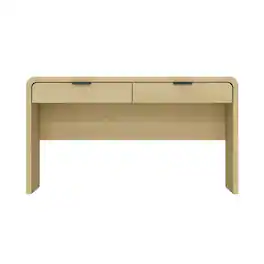 Manhattan Comfort - Grace Modern 54" Office Desk - Natural Oak