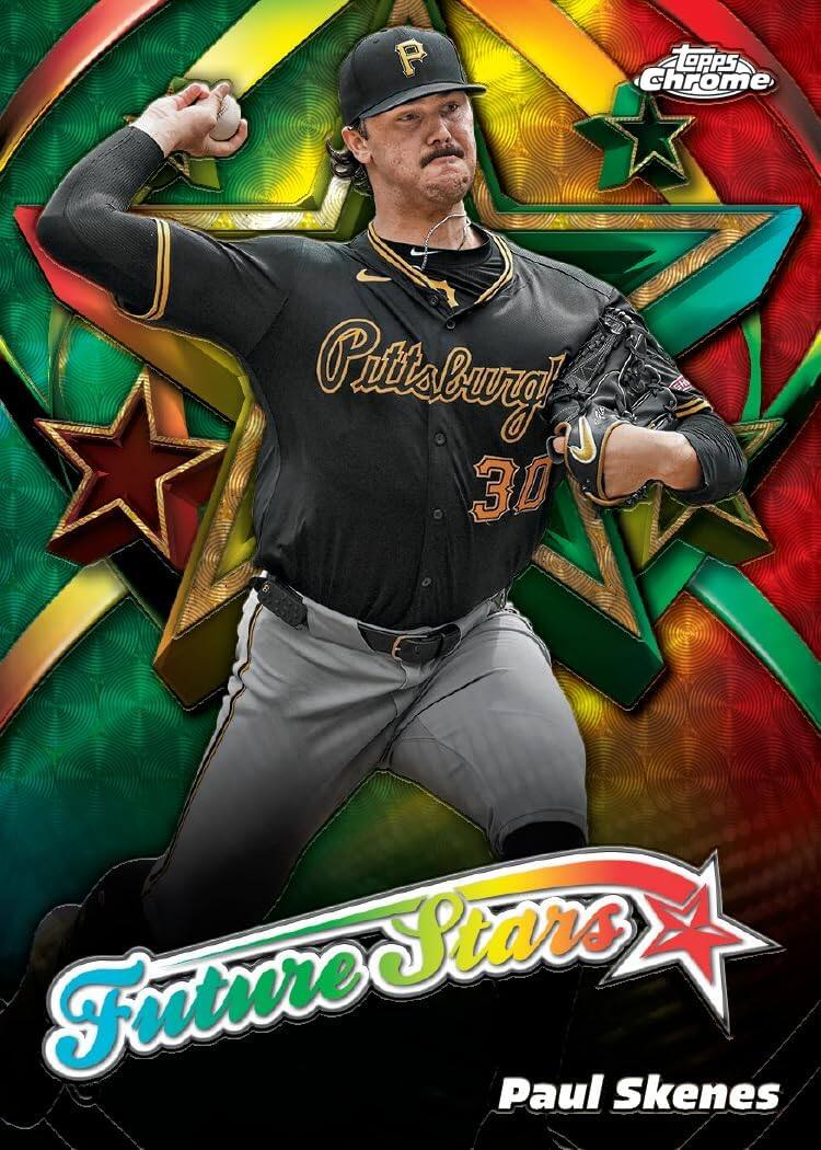 Topps Chrome  
Pittsburgh  
30  
Future Stars  
Paul Skenes