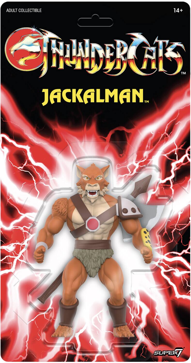 ADULT COLLECTIBLE  
14+  

THUNDERCATS  
JACKALMAN™  

SUPER7