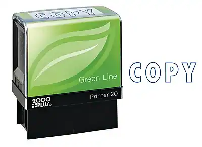 COPY
Green Line
Printer 20
2000 PLUS
