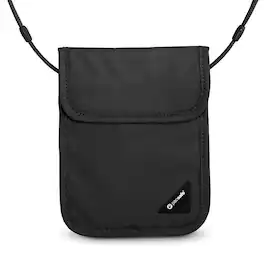 Pacsafe - Coversafe X75 Anti-theft RFID Blocking Neck Pouch - Black