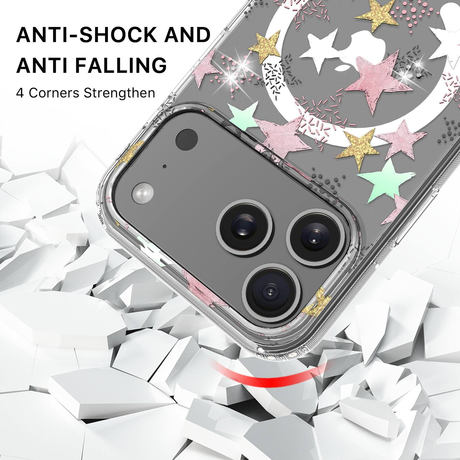 ANTI-SHOCK AND ANTI FALLING  
4 Corners Strengthen