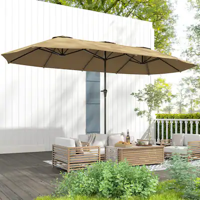 7 ft aluminum patio umbrella Tempo 7.5 ft. Aluminum Market Umbrella