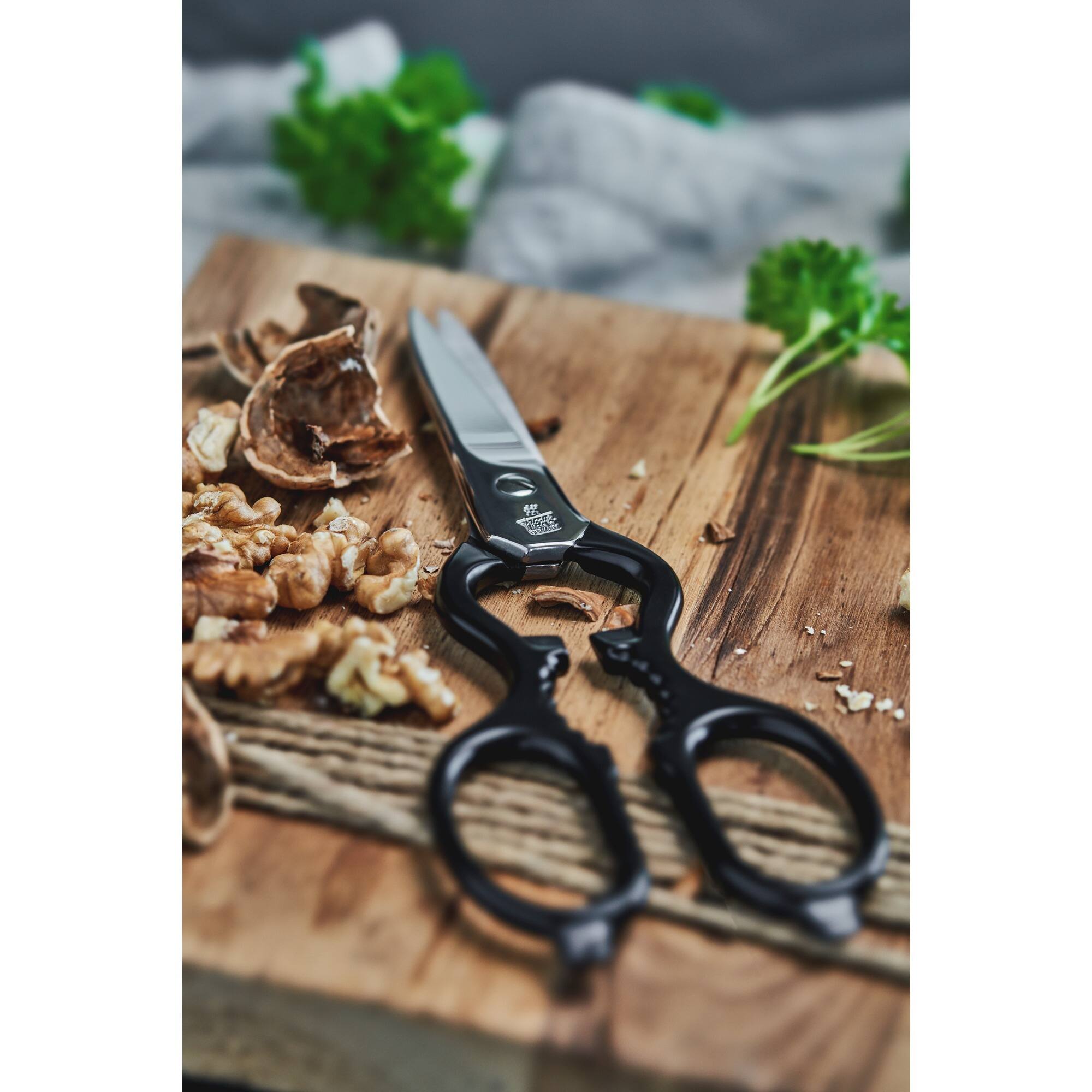 Alt View 3. ZWILLING - ZWILLING Forged Multi-Purpose Kitchen Shears - Black Handle - Black.