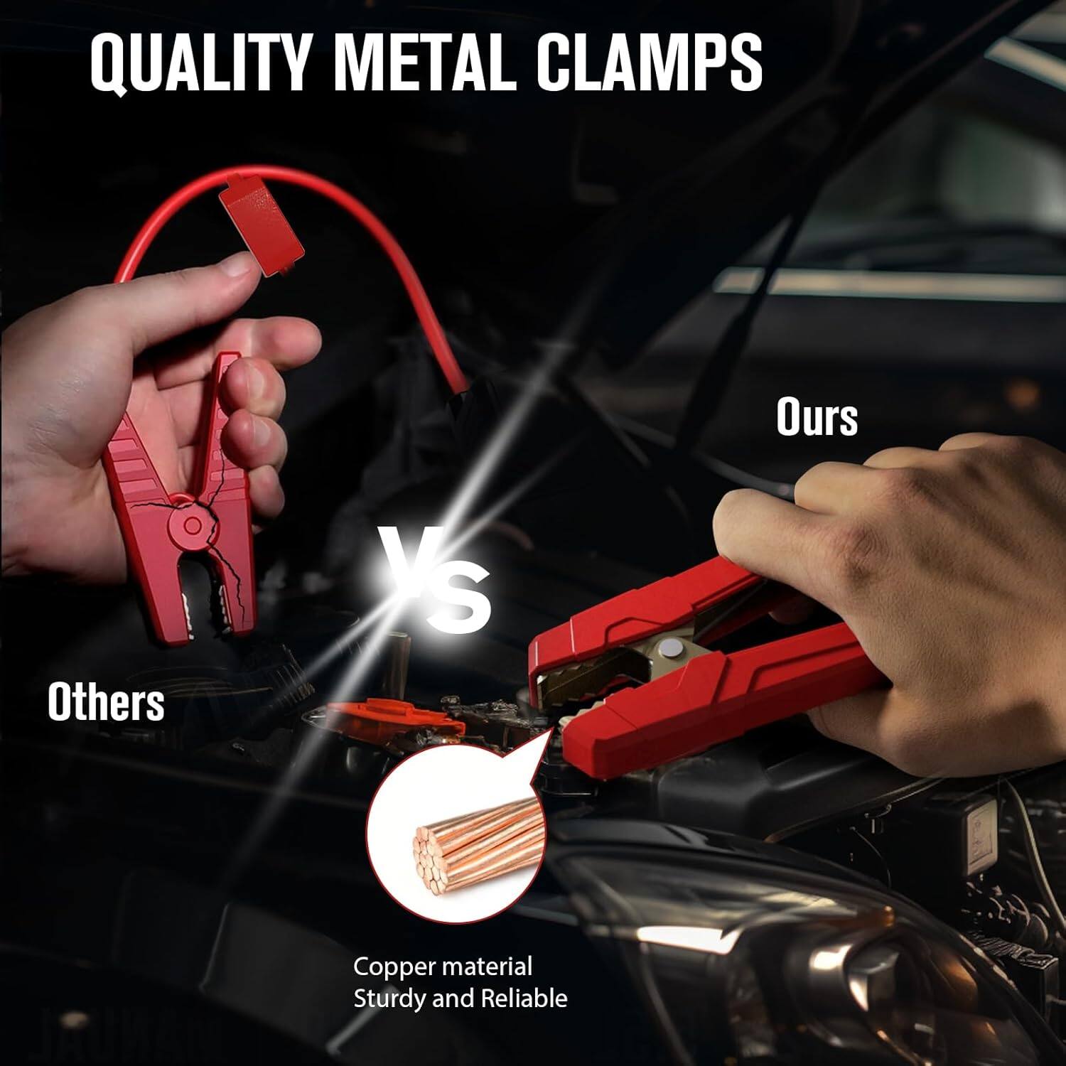 QUALITY METAL CLAMPS

Ours vs Others

Copper material
Sturdy and Reliable