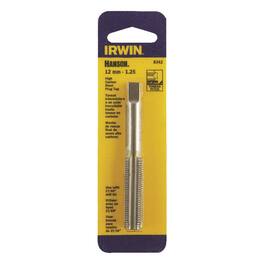 Irwin - Hanson Metric Plug Tap M12 x 1.25 mm High-Carbon Steel Thread Cutting Hand Tool