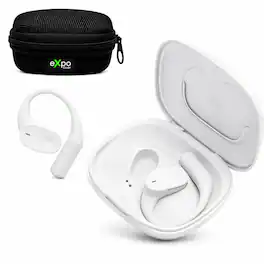 JBL - Sense Lite Open-Ear True Wireless Headphones - White