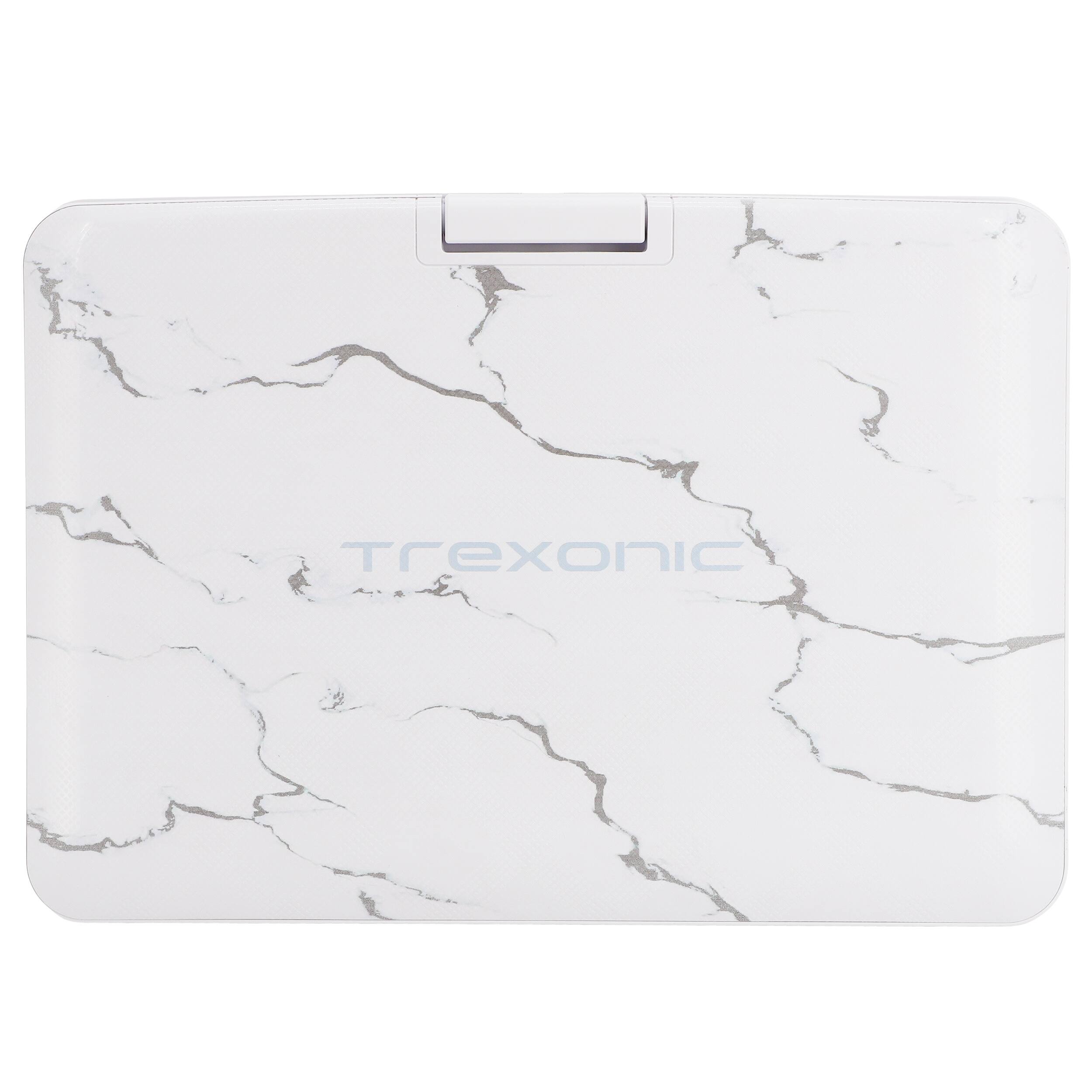 Alt View 3. Trexonic - Trexonic 14.1 Inch Portable TV+DVD Player with Swivel TFT-LCD Screen and USB,SD,AV,HDMI Inputs - White Marble.