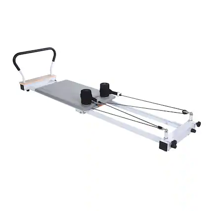 Front. Stamina Products - Stamina AeroPilates Precision Series Reformer Resistance Pilates Workout Board - White.