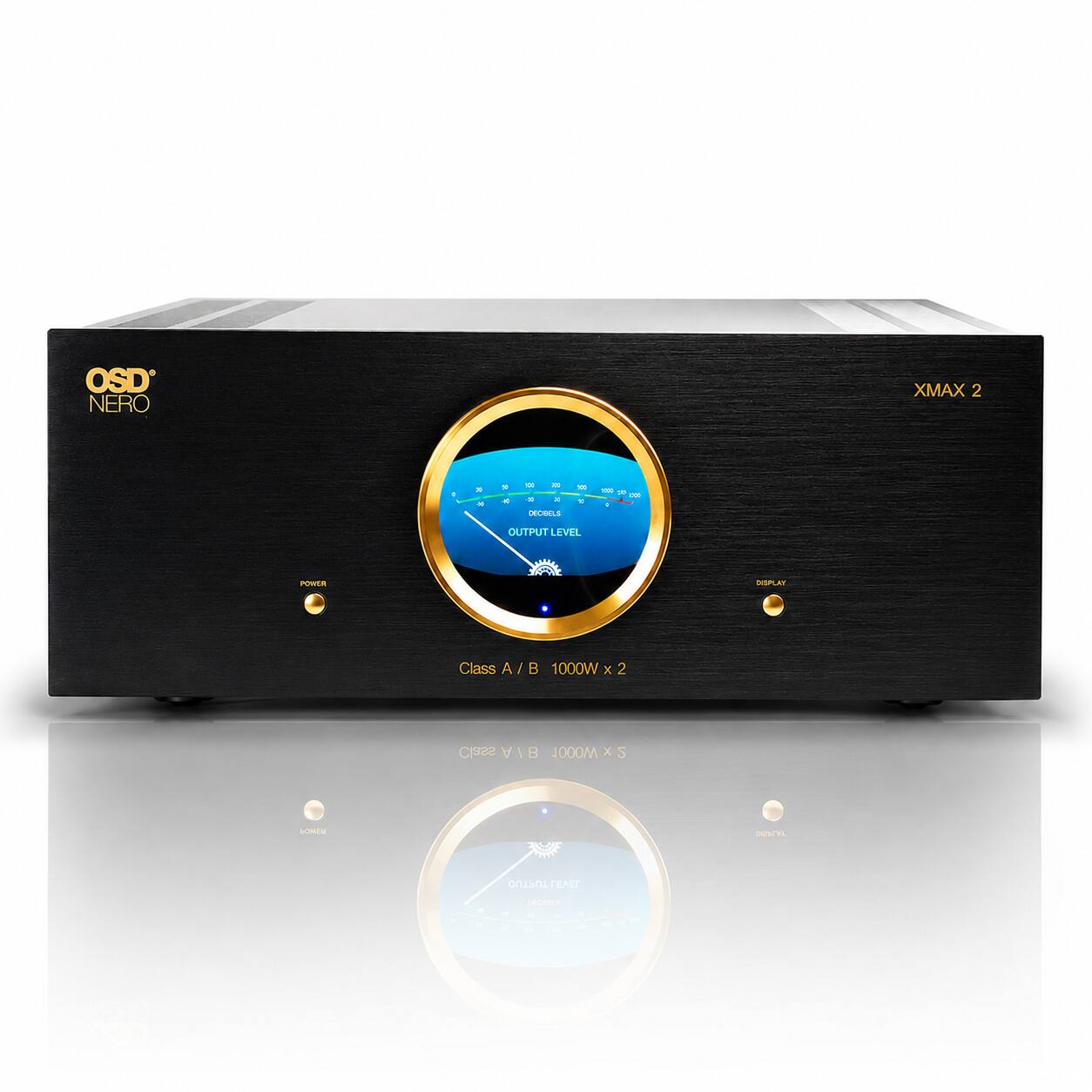 OSD NERO  
XMAX 2  
Class A/B 1000W x 2  
OUTPUT LEVEL  
POWER  
DISPLAY  
DECIBELS
