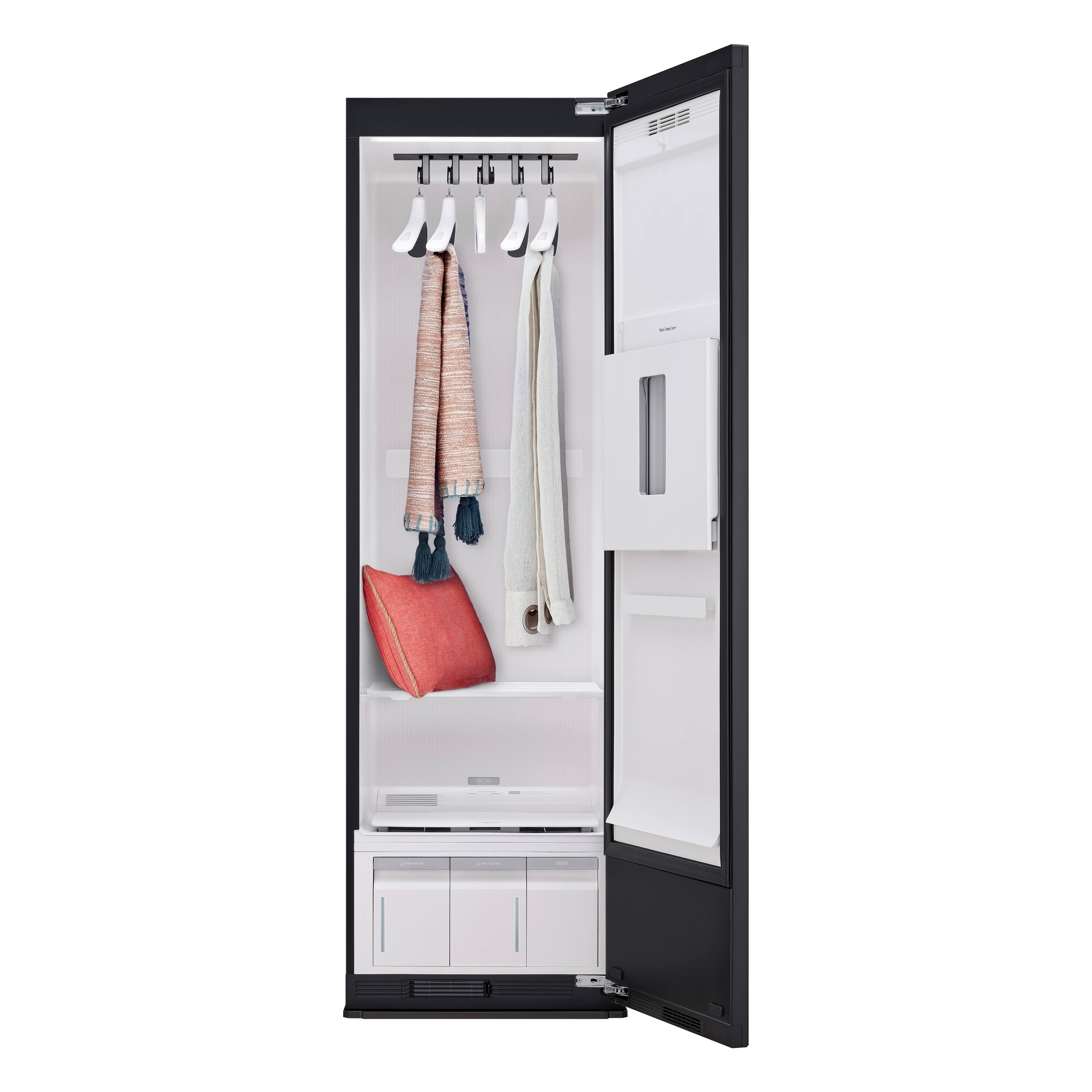 Alt View 9. LG - Styler Smart Steam Closet with Dual TrueSteam and and Dynamic MovingHanger - Beige.