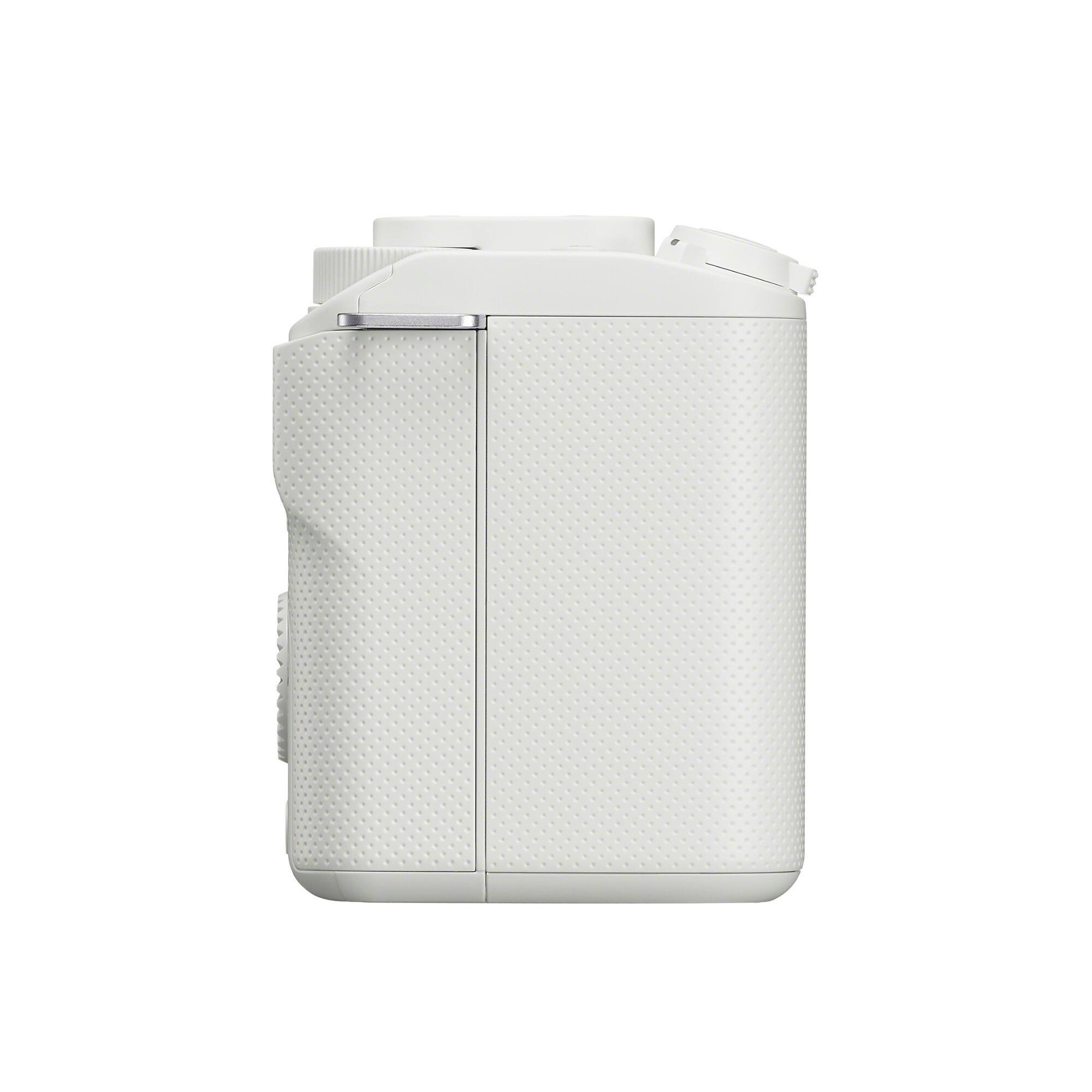 Back. Sony - Sony Alpha ZV-E1 Full-frame Mirrorless Vlog Camera (ILCZV-E1/B, White) Bundle.