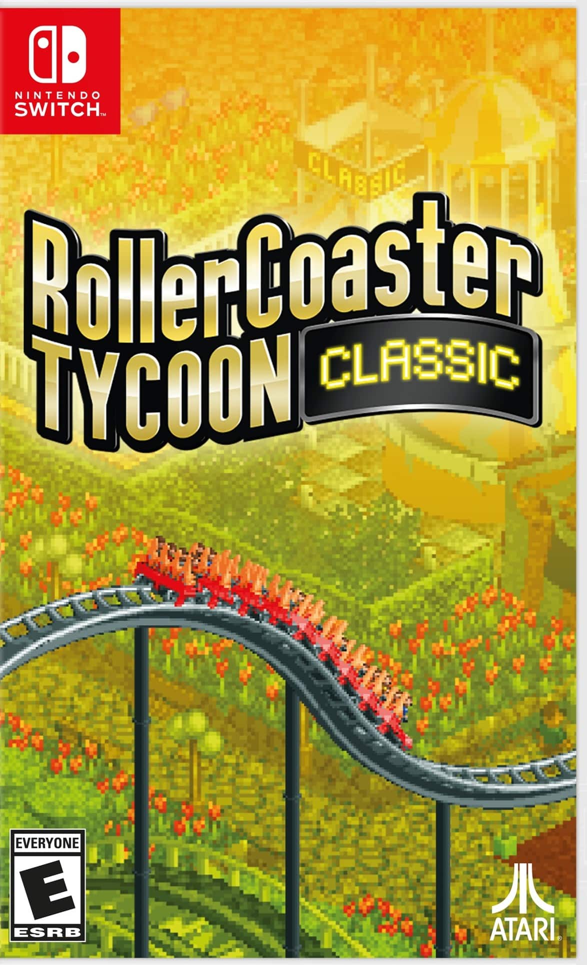 Nintendo Switch RollerCoaster Tycoon Classic E ESRB Atari.