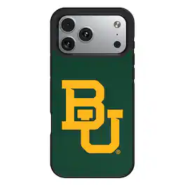 Keyscaper - NCAA - Baylor Bears iPhone Solid Design Bump Case - 15 - Black