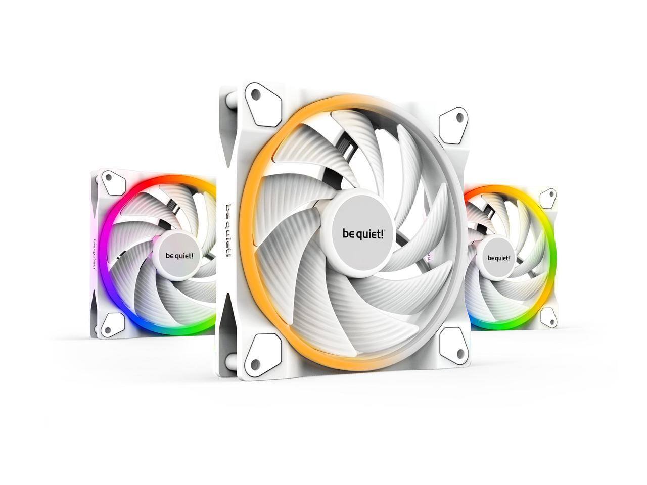 be quiet! - LIGHT WINGS 140mm PWM TRIPLE PACK - White