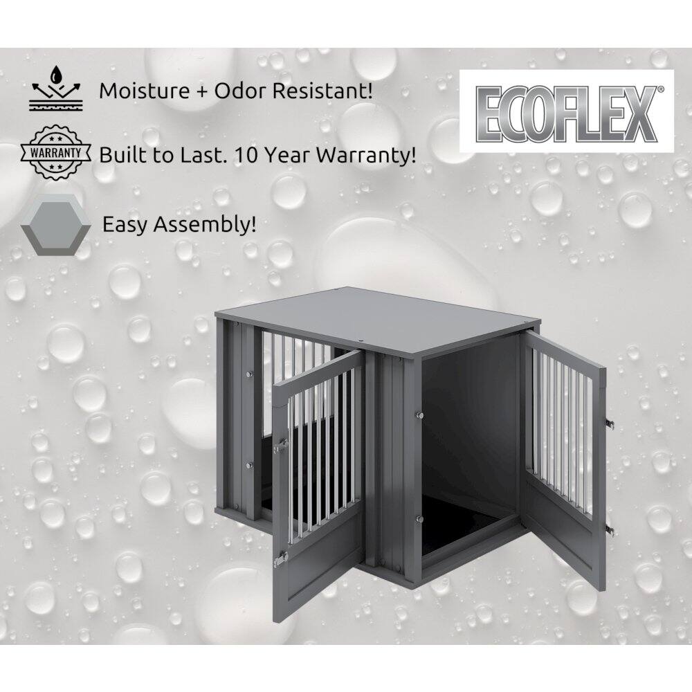 Moisture + Odor Resistant!  
ECOFLEX WARRANTY  
Built to Last. 10 Year Warranty!  
Easy Assembly!