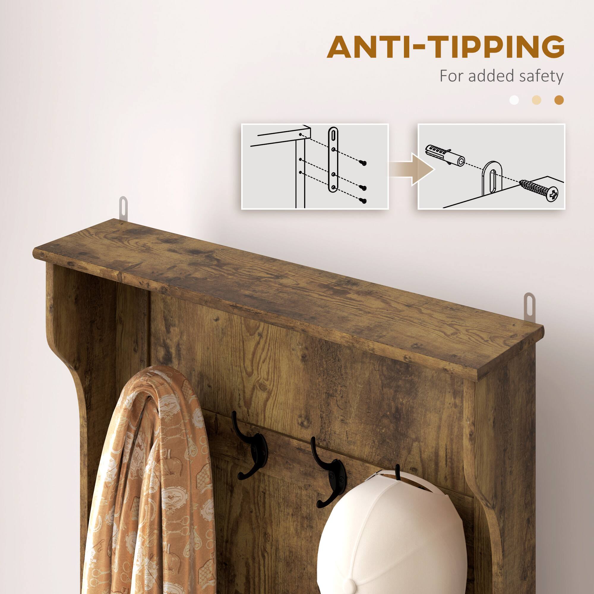 ANTI-TIPPING For added safety