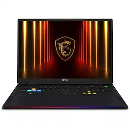 MSI - Raider 18 HX 18" Gaming Laptop,Ultra 9 285HX,64GB RAM,1TB SSD,RTX 5090,Backlit Keyboard,Win 11 - Black