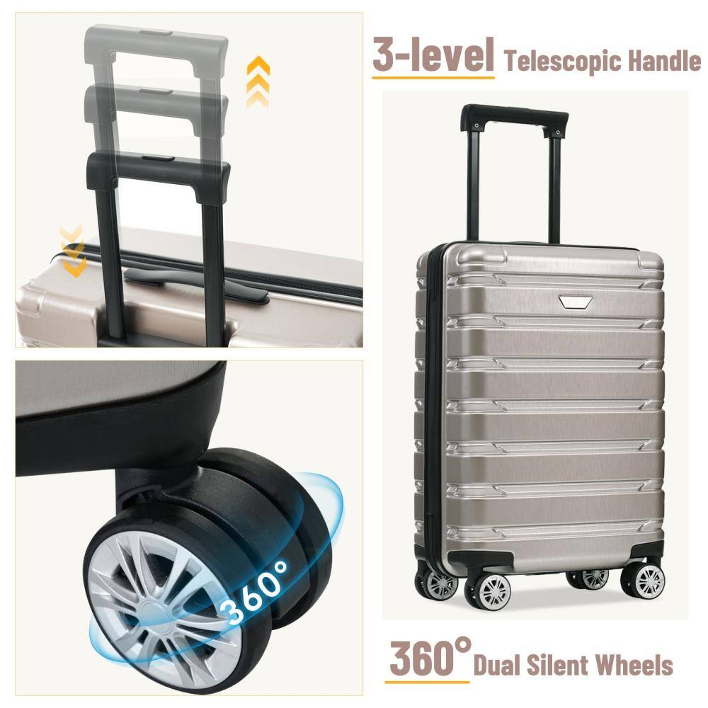3-level Telescopic Handle

360° Dual Silent Wheels