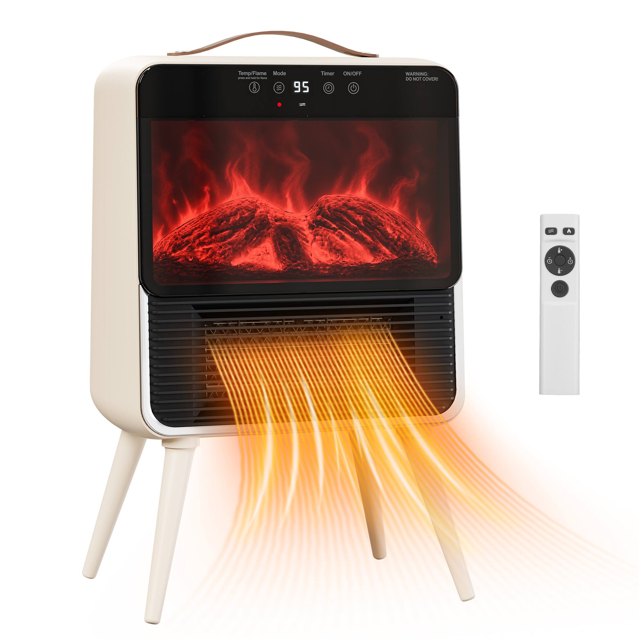 Templ/Flame Mode you as mare thana 555 95  
Timer ON/OFF  
WARNING: DO NOT COVER