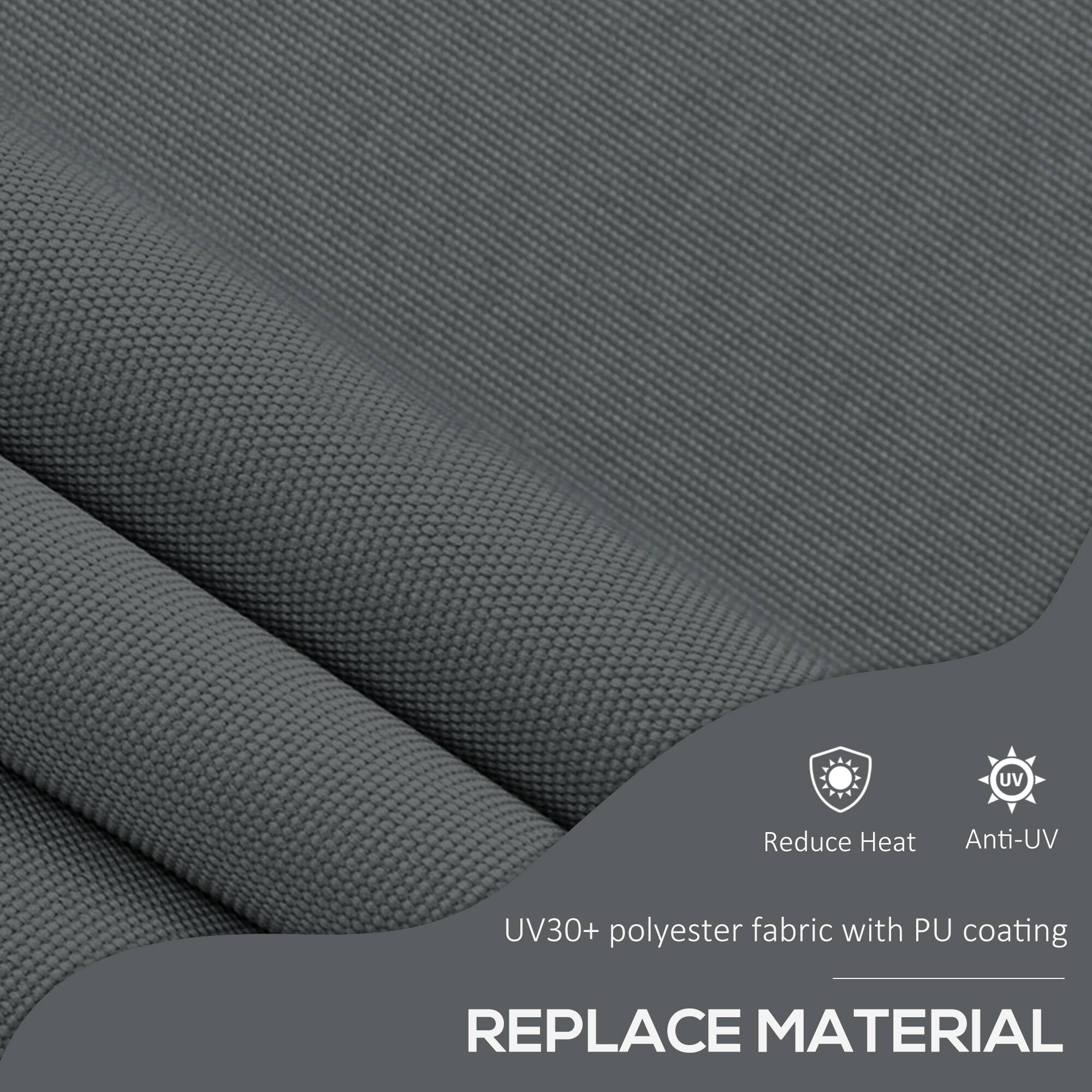 UV Reduce Heat Anti-UV UV30+ polyester fabric with PU coating REPLACE MATERIAL