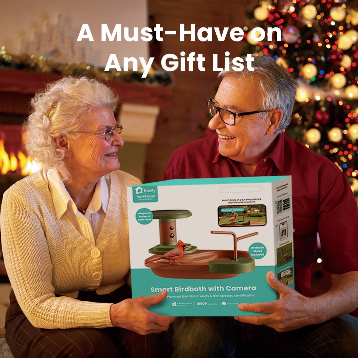 A Must-Have on Any Gift List

Birdfy 1.0 - The Bored - Watch - 1 - c ning - ainohers -ograted Bumry . - sman Birdboth Sand inctuded Smart Birdbath with Camera Powered Bird Visitor Alerts & Bird Species identification 1080P