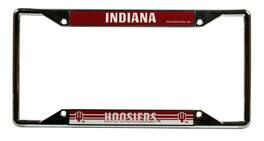Rico Industries - Indiana Hoosiers Chrome 4 Corner View License Plate Frame - Multi