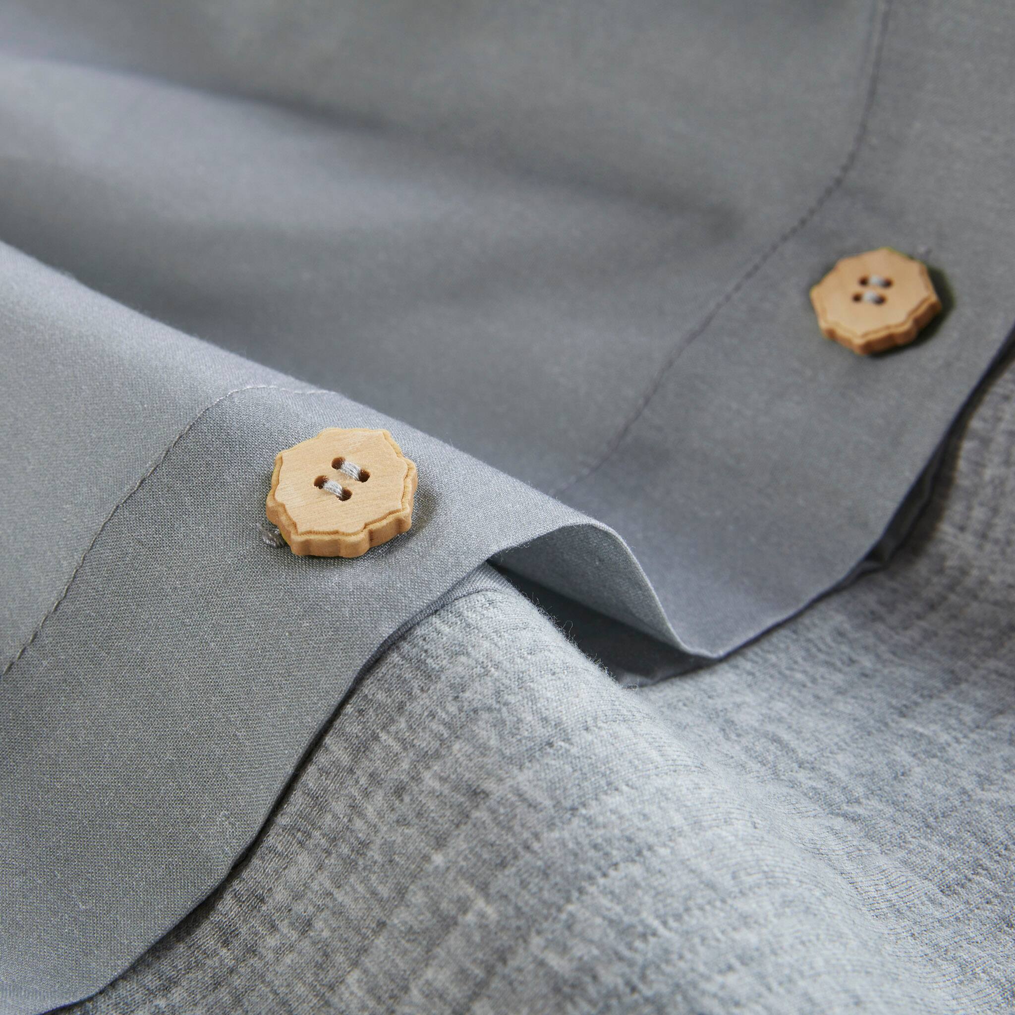 Alt View 4. Gracie Mills - Gracie Mills Darnell Heathered MatelassÃ© 3-Piece Duvet Set - Heathered Gray.